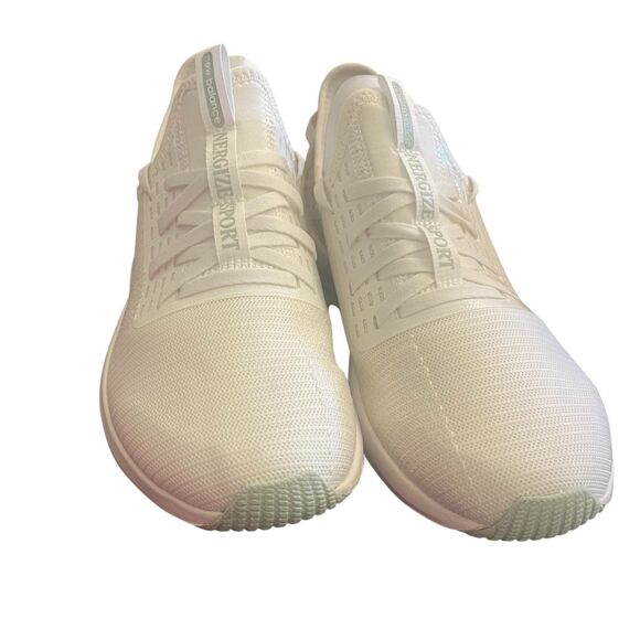 New Balance Womens 9 Sneakers White Flowers DynaSoft Nergize Sport v2 Slip On - Picture 10 of 11